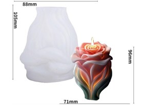 Molde silicona rosa entera